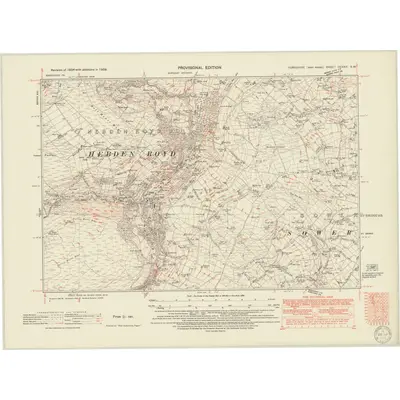 1938 Map of Yorkshire CCXXX.SW, 1950 Print