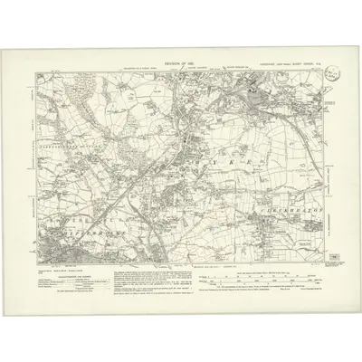 1931 Map of Yorkshire CCXXXI.NE