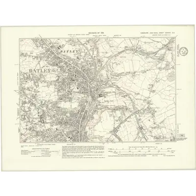 1931 Map of Yorkshire CCXXXII.SE