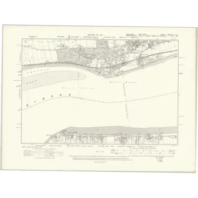 1906 Map of Yorkshire CCXXXIX.SE, 1911 Print
