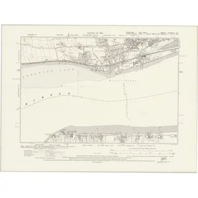 1926 Map of Yorkshire CCXXXIX.SE, 1928 Print