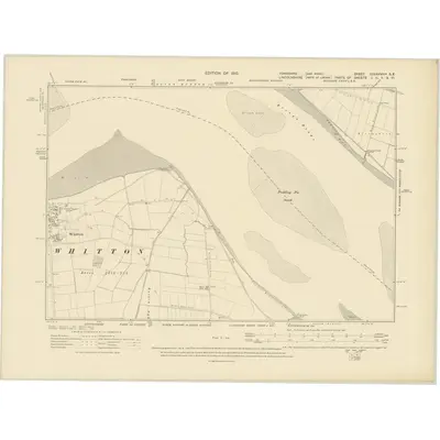 1906 Map of Yorkshire CCXXXVIIIA.SE, 1910 Print