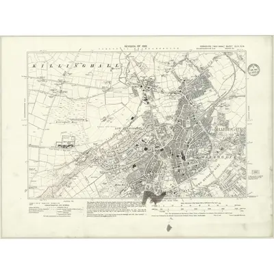 1932 Map of Yorkshire CLIV.SW