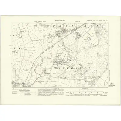 1928 Map of Yorkshire CLVII.NE, 1930 Print