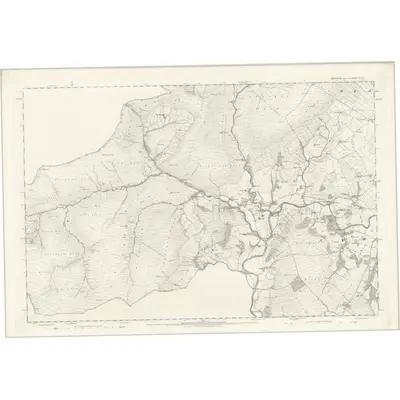 1892 Map of Yorkshire CLXIV, 1896 Print