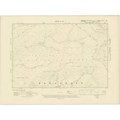 1907 Map of Yorkshire CLXIVw.SE, 1911 Print