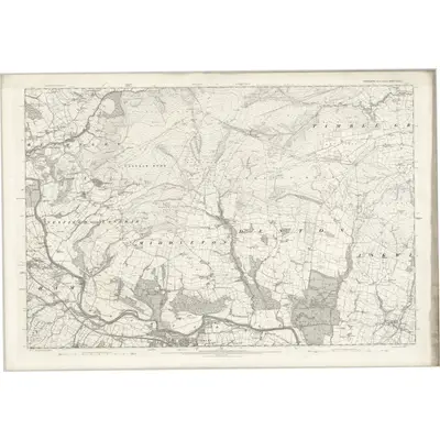 1888 Map of Yorkshire CLXIX, 1894 Print