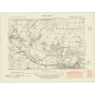 1938 Map of Yorkshire CLXIX.SW, 1948 Print