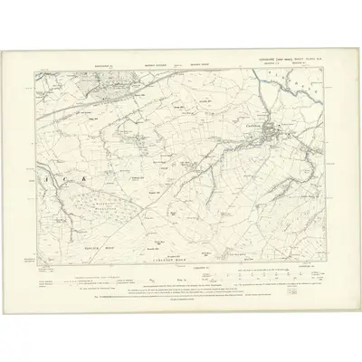 1892 Map of Yorkshire CLXVII.SE, 1896 Print