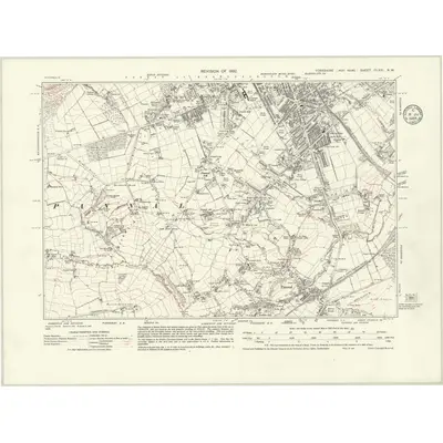 1932 Map of Yorkshire CLXXI.NW