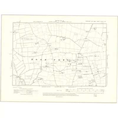 1908 Map of Yorkshire CLXXIX.SE, 1911 Print