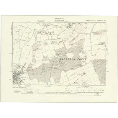 1926 Map of Yorkshire CLXXVI.SE, 1929 Print