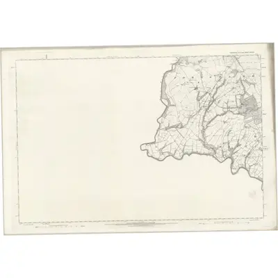1893 Map of Yorkshire CLXXXI, 1896 Print
