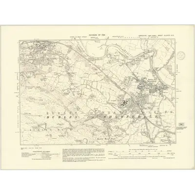 1934 Map of Yorkshire CLXXXVI.NE