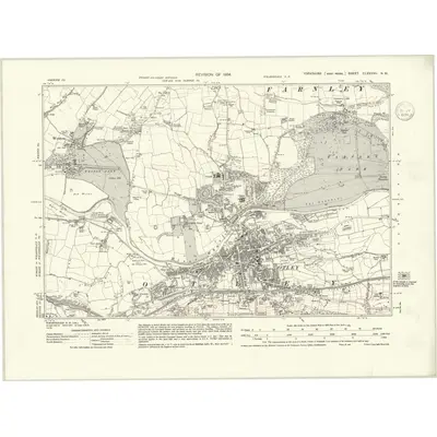 1934 Map of Yorkshire CLXXXVII.NW