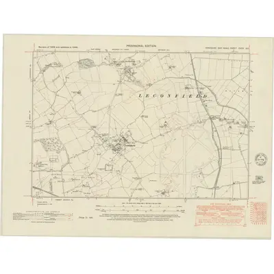 1948 Map of Yorkshire CXCV.SE, 1951 Print