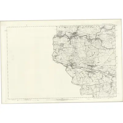 1893 Map of Yorkshire CXII, 1896 Print