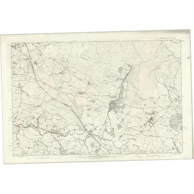 1893 Map of Yorkshire CXIII, 1896 Print