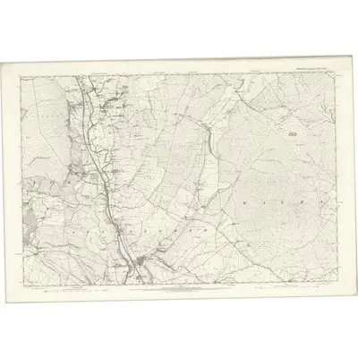 1893 Map of Yorkshire CXIV, 1896 Print