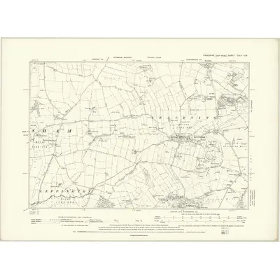 1891 Map of Yorkshire CXLII.SW, 1893 Print