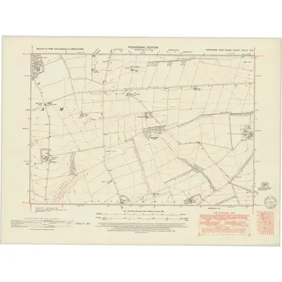 1946 Map of Yorkshire CXLIV.SE, 1951 Print
