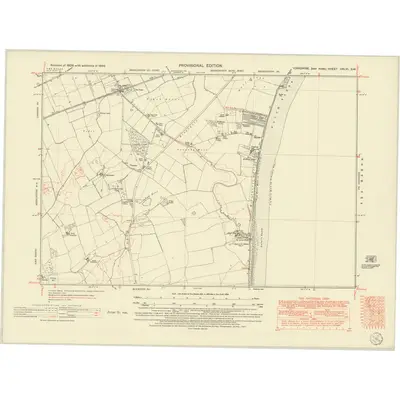 1946 Map of Yorkshire CXLVI.SW, 1951 Print