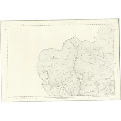 1892 Map of Yorkshire CXLVII, 1896 Print
