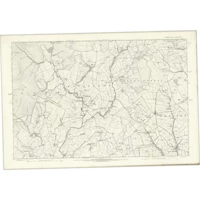 1892 Map of Yorkshire CXLVIII, 1896 Print