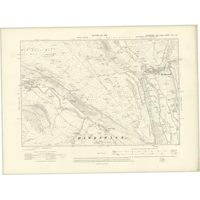 1907 Map of Yorkshire CXV.NE, 1910 Print