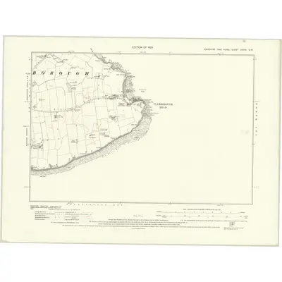 1926 Map of Yorkshire CXXIX.SW, 1929 Print