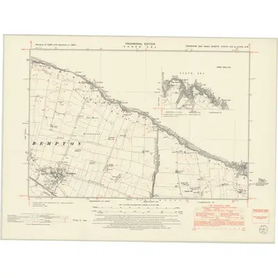 1950 Map of Yorkshire CXXVIII.NE &CXXIX.NW, 1953 Print