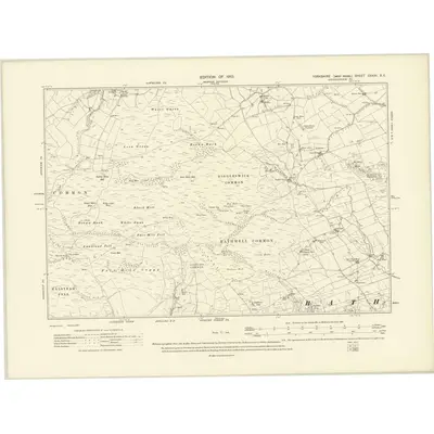1907 Map of Yorkshire CXXXI.SE, 1910 Print
