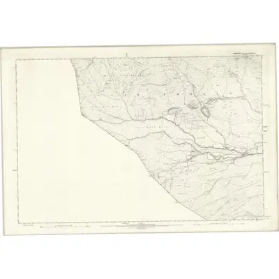 1892 Map of Yorkshire III, 1894 Print