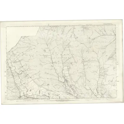 1892 Map of Yorkshire L, 1895 Print