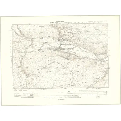 1910 Map of Yorkshire LI.NE, 1914 Print