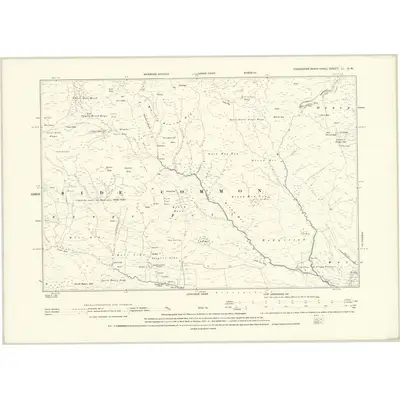 1891 Map of Yorkshire LI.SW, 1895 Print