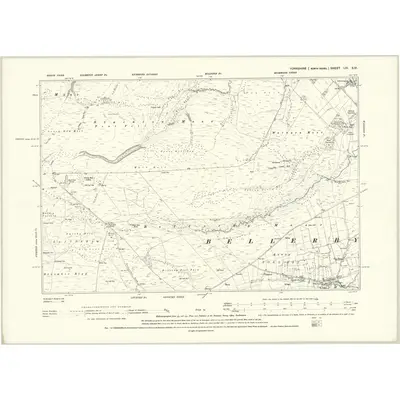 1891 Map of Yorkshire LIII.SW, 1895 Print