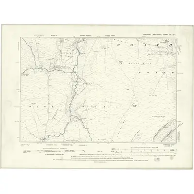 1889 Map of Yorkshire LX.NE, 1895 Print