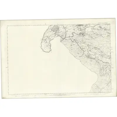 1892 Map of Yorkshire LXIII, 1896 Print