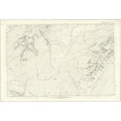 1893 Map of Yorkshire LXXXII, 1896 Print
