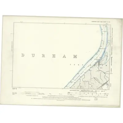 1893 Map of Yorkshire VI.NE, 1895 Print