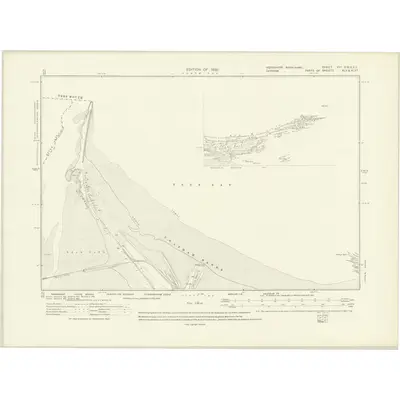 1913 Map of Yorkshire VIIA.SW & VIIA.SE, 1920 Print