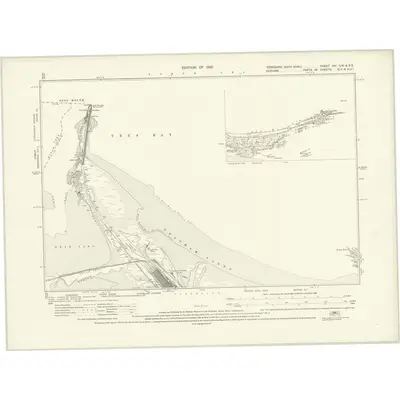 1927 Map of Yorkshire VIIA.SW & VIIA.SE, 1930 Print