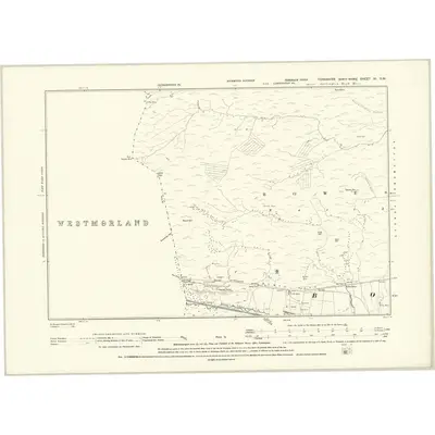 1891 Map of Yorkshire XI.SW, 1895 Print
