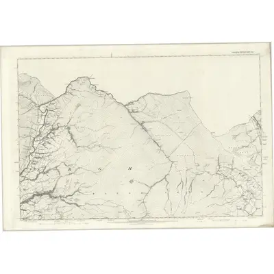 1892 Map of Yorkshire XLIX, 1895 Print
