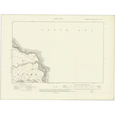 1911 Map of Yorkshire XX.SW, 1919 Print