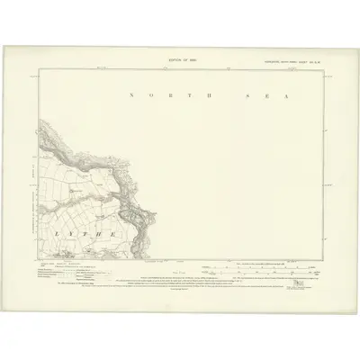 1927 Map of Yorkshire XX.SW, 1930 Print