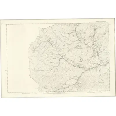 1892 Map of Yorkshire XXXV, 1894 Print
