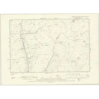 1891 Map of Yorkshire XXXVI.NW, 1895 Print