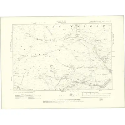 1910 Map of Yorkshire XXXVII.NE, 1919 Print